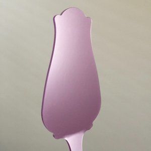 Fancy Lavender Cake Pie server NWOT